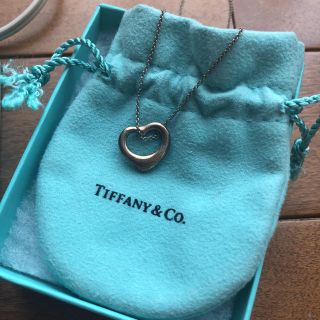 ティファニー(Tiffany & Co.)のティファニー オープンハート ネックレス(ネックレス)