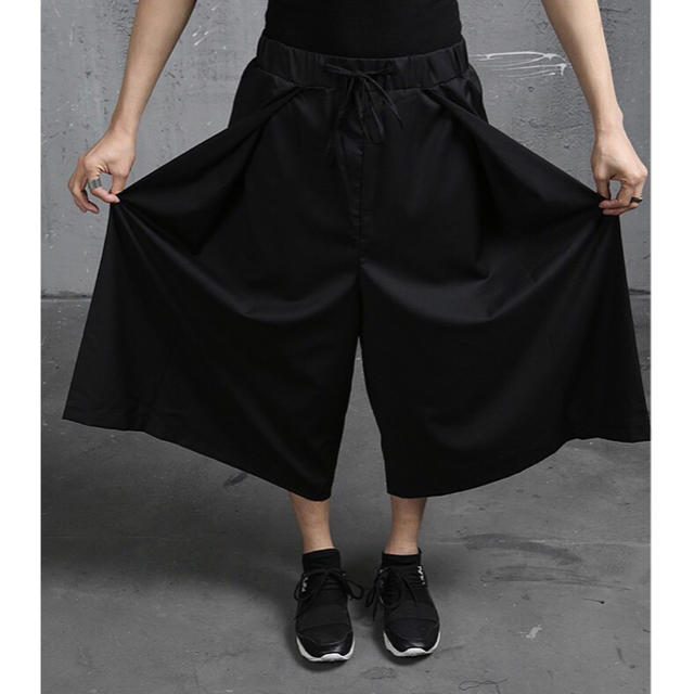 袴パンツ ワイドパンツ 黒 XL メンズのパンツ(サルエルパンツ)の商品写真