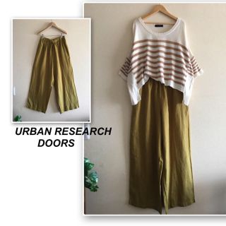 アーバンリサーチドアーズ(URBAN RESEARCH DOORS)のnana様専用❣️ドアーズ ✨マスタードイエローのリネンイージーパンツ(カジュアルパンツ)