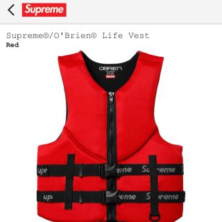 シュプリーム(Supreme)のO’Brien Life Vest サイズS(マリン/スイミング)