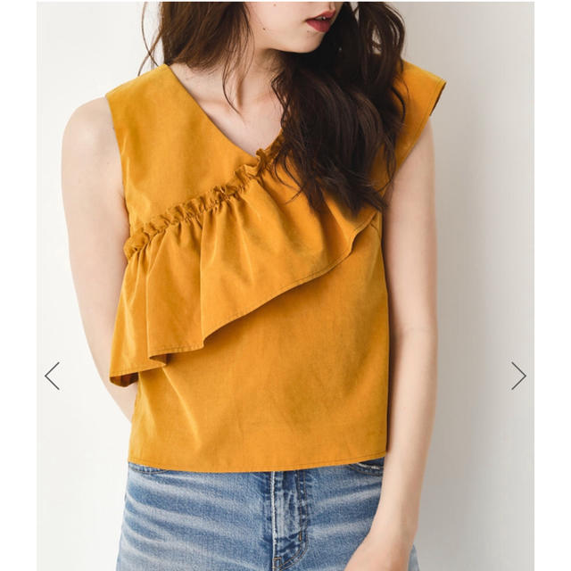 SLY(スライ)の大人気✨SLY DOUBLE FRILL TOPS 💗 レディースのトップス(カットソー(半袖/袖なし))の商品写真