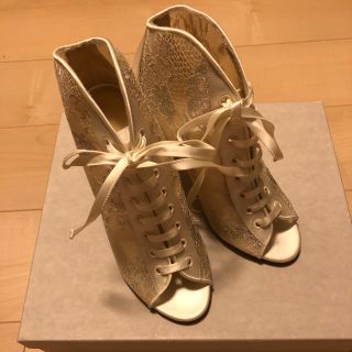 ジミーチュウ(JIMMY CHOO)のJIMMY CHOO ☆レースショートブーツ☆(ブーツ)