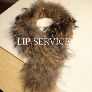 リップサービス(LIP SERVICE)のラクーンファーティペット(マフラー/ショール)