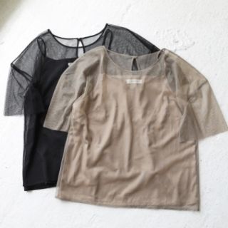 トゥデイフル(TODAYFUL)のtodayful Layered Tulle Tee(シャツ/ブラウス(半袖/袖なし))