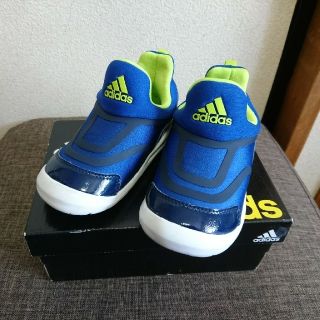 アディダス(adidas)のアディダス ハイマ スリッポン 16㎝ ブルー(スリッポン)