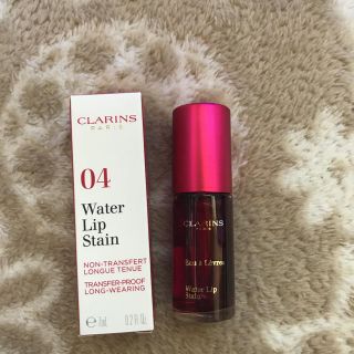 クラランス(CLARINS)のクラランス ウォーターリップステイン04(口紅)