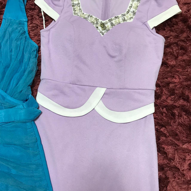 キャバ嬢ドレス(2枚)ミニワンピ レディースのワンピース(ミニワンピース)の商品写真