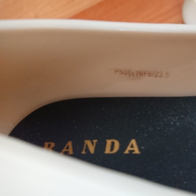 RANDA(ランダ)のRANDA レインシューズ ベージュ 23.5 レディースの靴/シューズ(レインブーツ/長靴)の商品写真