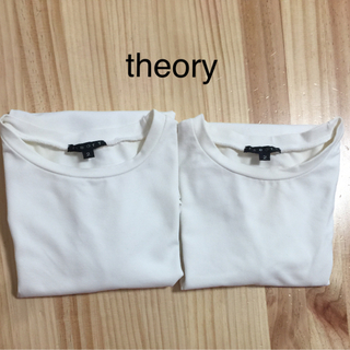 セオリー(theory)の美品   セオリー theory Ｔシャツ   2点セット(Tシャツ(半袖/袖なし))