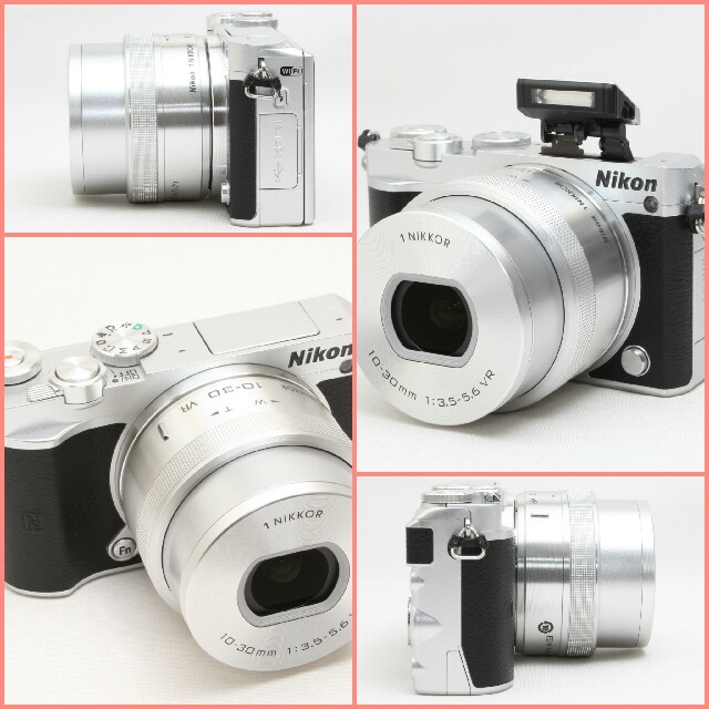 ✨美品✨Wi-Fi搭載＆自撮りミラーレス一眼❤Nikon 1 J5 ブラック