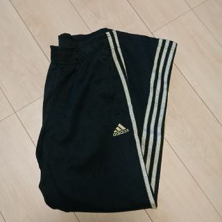 アディダス(adidas)のアディダス 黒パン ゴールドライン(カジュアルパンツ)