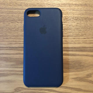 アップル(Apple)のアップル純正 iPhone 7 / 8 シリコンケース ミッドナイトブルー 美品(iPhoneケース)
