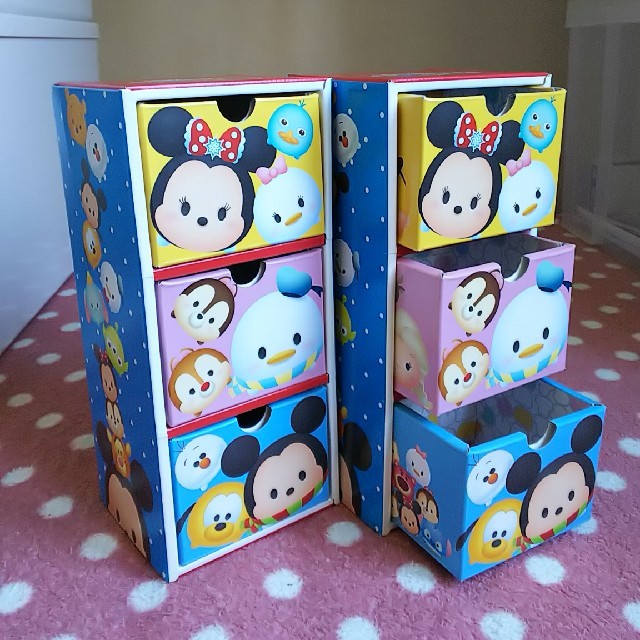 Disney ディズニー ツムツム 小物入れ 収納ボックス ２個セット の通販 By Kuma P Shop ディズニーならラクマ