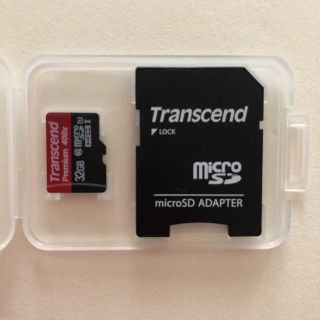 トランセンド(Transcend)のTranscend microSDHCカード 32GB Class10 中古品(PC周辺機器)