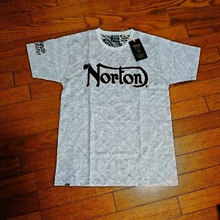 ノートン(Norton)のNorton バンダナ柄裏プリントtee Lsize(Tシャツ/カットソー(半袖/袖なし))