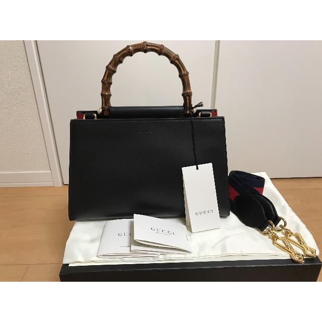 最新デザインの Gucci バック ニムフェア バンブーハンドル グッチ