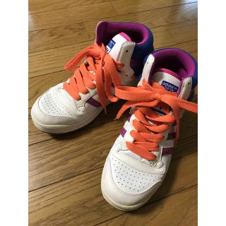 アディダス(adidas)のadidas ハイカットスニーカー Top Ten 23.5㎝(スニーカー)