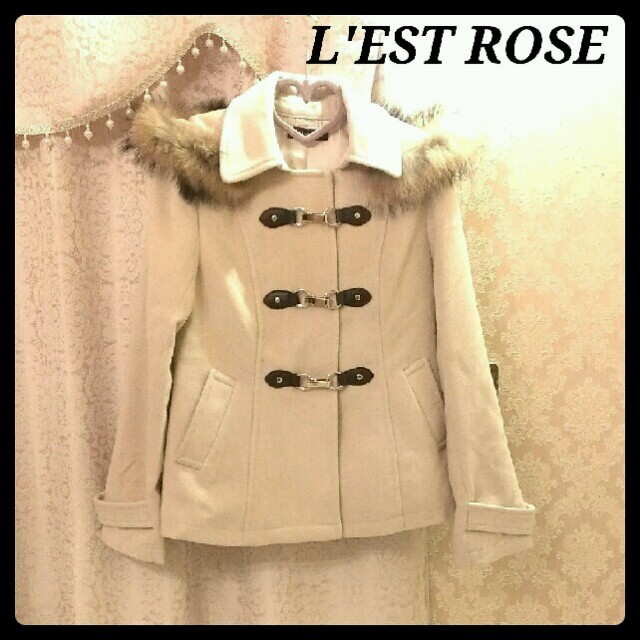 L'EST ROSE(レストローズ)のりい#プロフ必読様 専用♡レストダッフル レディースのジャケット/アウター(ダッフルコート)の商品写真