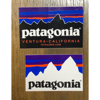 パタゴニア(patagonia)のパタゴニア patagonia ステッカー2枚セット(登山用品)