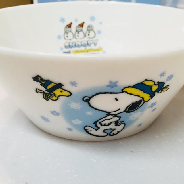 SNOOPY(スヌーピー)のスヌーピー   ボウル&プレートセット インテリア/住まい/日用品のキッチン/食器(食器)の商品写真