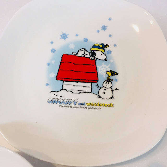 SNOOPY(スヌーピー)のスヌーピー   ボウル&プレートセット インテリア/住まい/日用品のキッチン/食器(食器)の商品写真