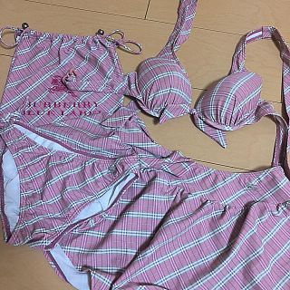 バーバリーブルーレーベル(BURBERRY BLUE LABEL)のレア 水着 4点セット(水着)