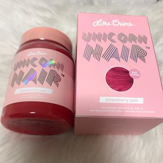 ライムクライム(Lime Crime)のLime Crime strawberry jam ユニコーン ヘアカラー(カラーリング剤)