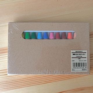 ムジルシリョウヒン(MUJI (無印良品))の無印良品 簡単におとせるクレヨン 12色(クレヨン/パステル)