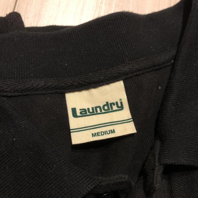 LAUNDRY(ランドリー)のLaundryブラックポロシャツ メンズのトップス(ポロシャツ)の商品写真