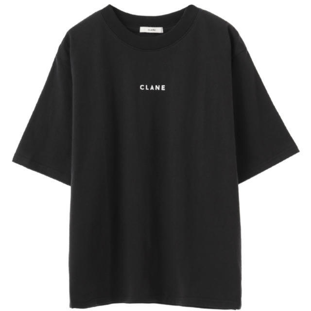 CLANE Tシャツ ブラック 1