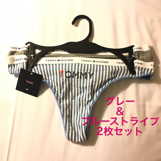 TOMMY HILFIGER(トミーヒルフィガー)のTommy hilfiger Tバック 2枚セット レディースの下着/アンダーウェア(ショーツ)の商品写真