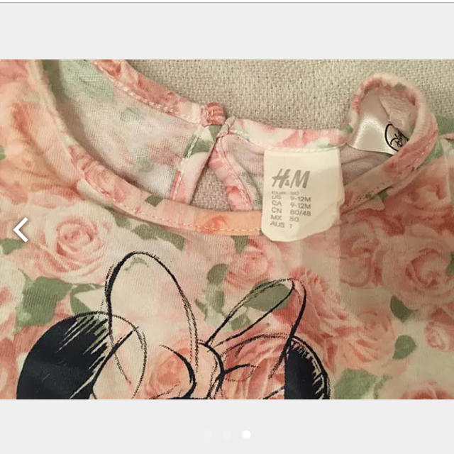 H&M(エイチアンドエム)のH&Mエイチアンドエム♡ミニーセットアップ キッズ/ベビー/マタニティのベビー服(~85cm)(Ｔシャツ)の商品写真