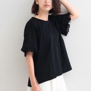 ビューティアンドユースユナイテッドアローズ(BEAUTY&YOUTH UNITED ARROWS)のtwinsmommy様専用【美品】BEAUTY&YOUTH☆フリンジTシャツ(Tシャツ(半袖/袖なし))