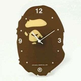 アベイシングエイプ(A BATHING APE)のA BATHING APE APE HEAD WALL CLOCK 掛時計(掛時計/柱時計)