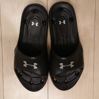 アンダーアーマー(UNDER ARMOUR)のアンダーアーマー サンダル 25.0㎝ ブラック 未使用新品(サンダル)