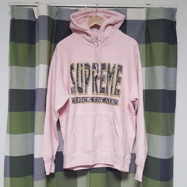 正規品 supreme fuck em pullover シュプリーム パーカー