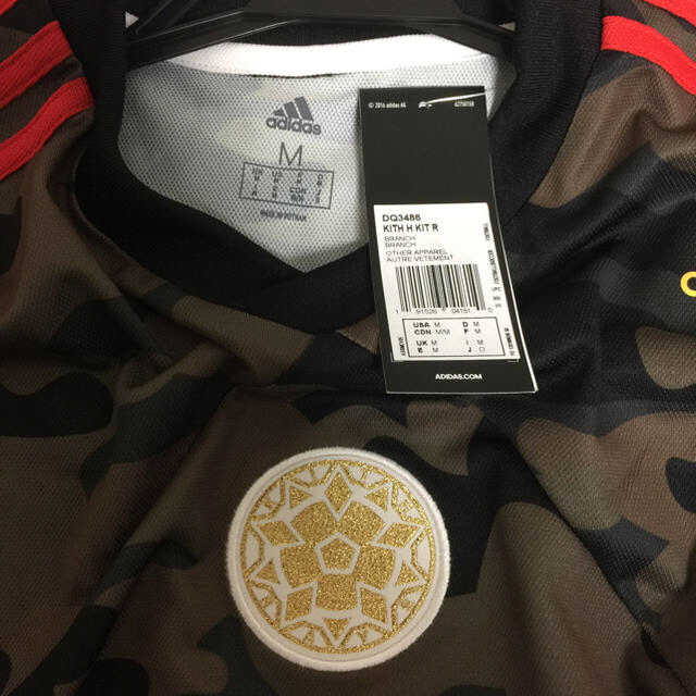 adidas(アディダス)のKITH ADIDAS SOCCER rays 上下セット camo サイズ M メンズのトップス(Tシャツ/カットソー(半袖/袖なし))の商品写真