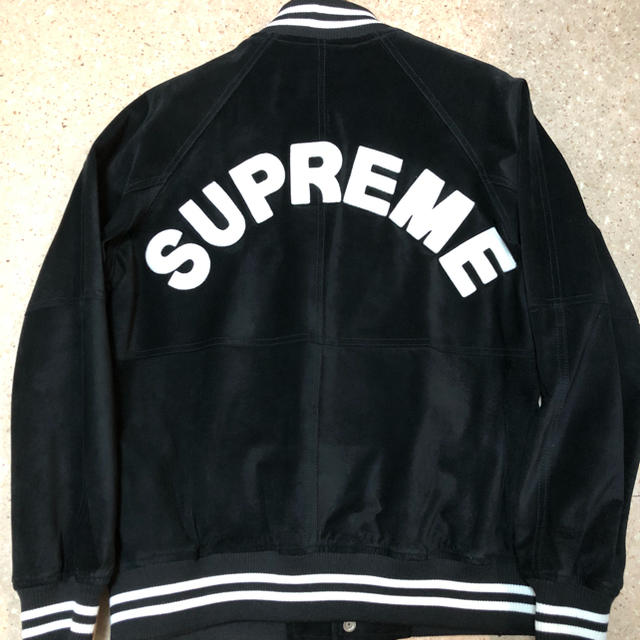 Supreme - 【正規品】Supreme  Suede Varsity Jacket