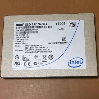 Intel SSD 510 Series　SSD 120GB(その他)