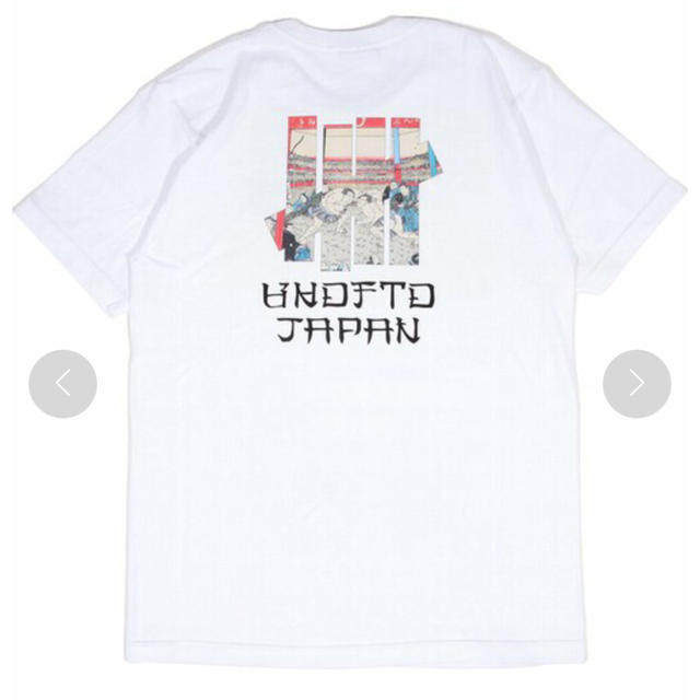 UNDEFEATED(アンディフィーテッド)の白L undefeated 浮世絵 相撲sumo s/s tee メンズのトップス(Tシャツ/カットソー(半袖/袖なし))の商品写真