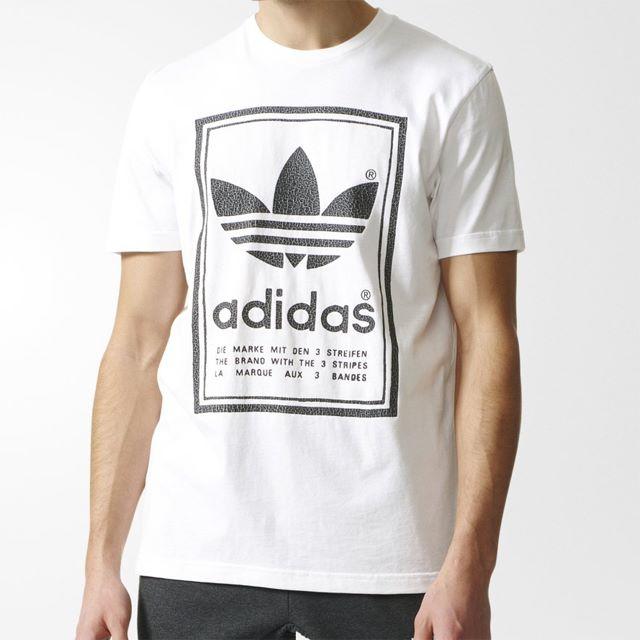 adidas(アディダス)のXO【新品/即日発送OK】adidas オリジナルス Tシャツ 白 アーカイブ メンズのトップス(Tシャツ/カットソー(半袖/袖なし))の商品写真