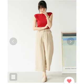 アパートバイローリーズ(apart by lowrys)の新品♡apart by lowrys L/Rドットクロップドパンツ(カジュアルパンツ)