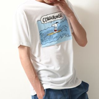 ピーナッツ(PEANUTS)の大幅値下げ中‼️大人気💋サーフィンスヌーピー(M)Tシャツ(Tシャツ/カットソー(半袖/袖なし))