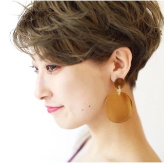 トゥデイフル(TODAYFUL)のmillaさん 専用！Buffalohorn Plate Earring (イヤリング)