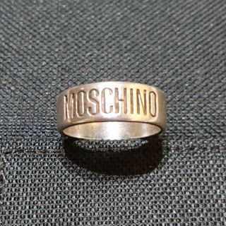 MOSCHINO モスキーノ シルバー ベルトリング 15.5号 バックル 指輪