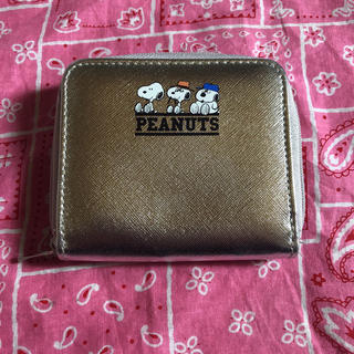 ミルクフェド(MILKFED.)のミルクフェド特製スヌーピー二つ折り財布 mini5月号付録(財布)