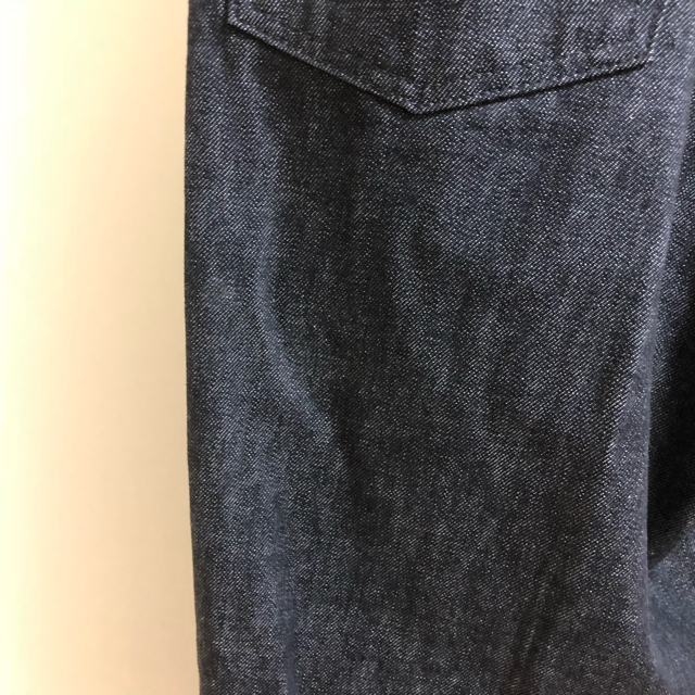 UNUSED(アンユーズド)のNEON SIGN ワイドデニムスラックス ブラック メンズのパンツ(デニム/ジーンズ)の商品写真