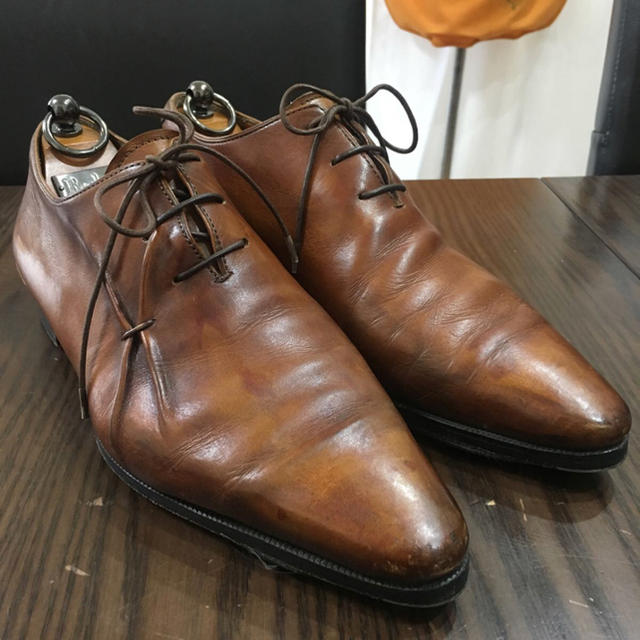 靴/シューズ正規品 Berluti Sport ベルルッティ レザーシューズ 6 1/2