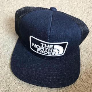 ザノースフェイス(THE NORTH FACE)の★新品★ノースフェイス★キッズ★デニム★キャップ★L(帽子)