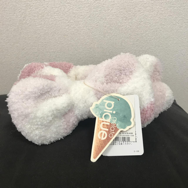 gelato pique(ジェラートピケ)のタグ付きジェラピケ ヘアバンド レディースのルームウェア/パジャマ(その他)の商品写真